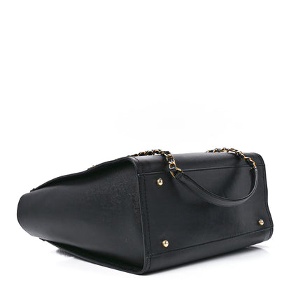 Chanel Caviar Medium Studded Deauville Tote Black 4 of 11