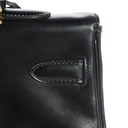 Hermes Box Kelly Retourne 32 Black 5 of 29