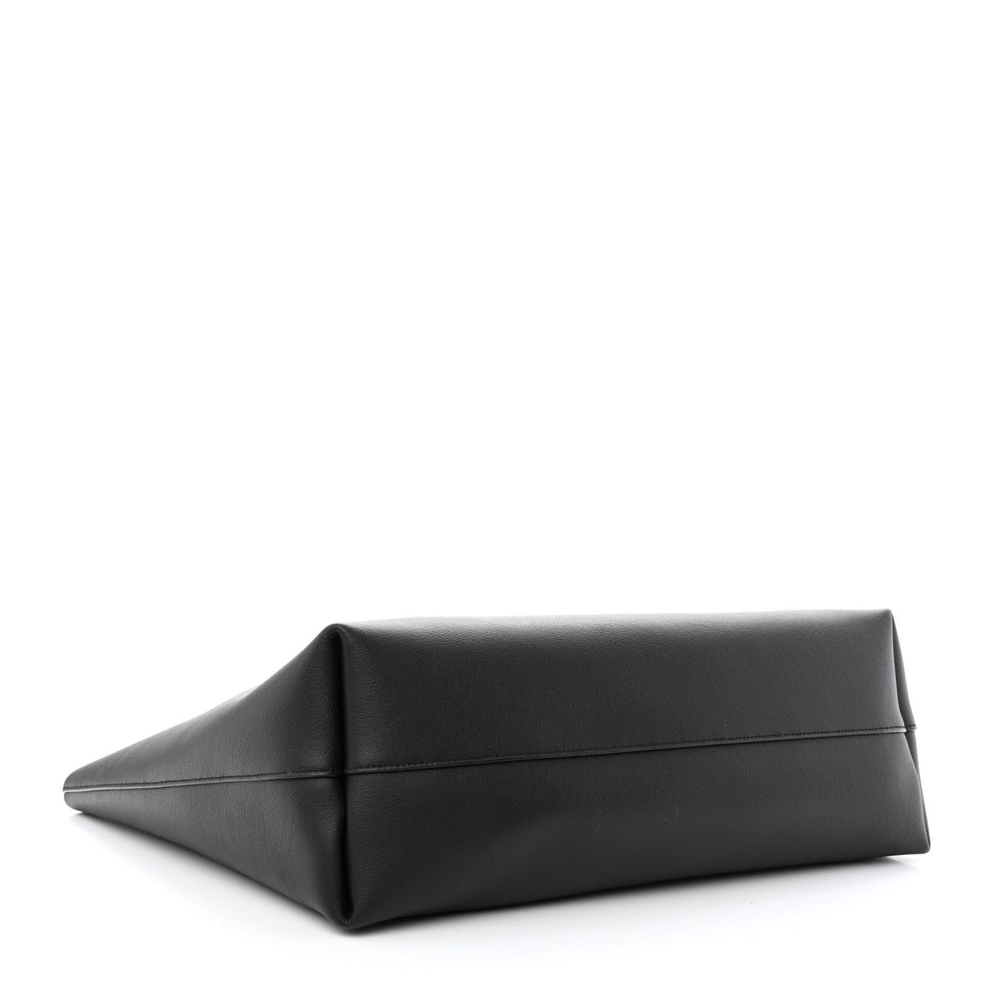 Calfskin Large Shopping Tote Black