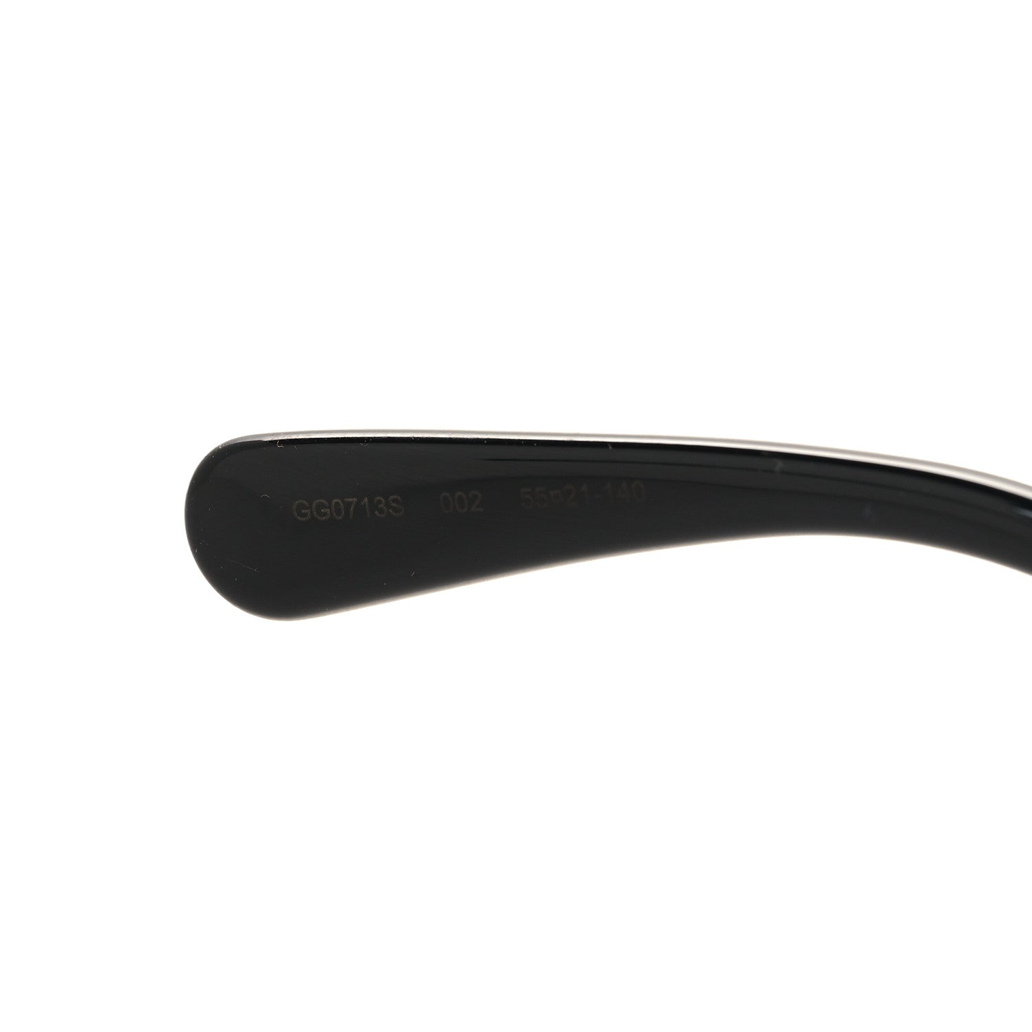 Gucci Acetate Square GG Web Sunglasses GG0713S Black 6 of 7