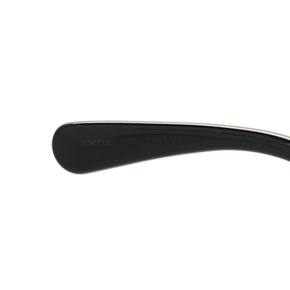 Gucci Acetate Square GG Web Sunglasses GG0713S Black 6 of 7
