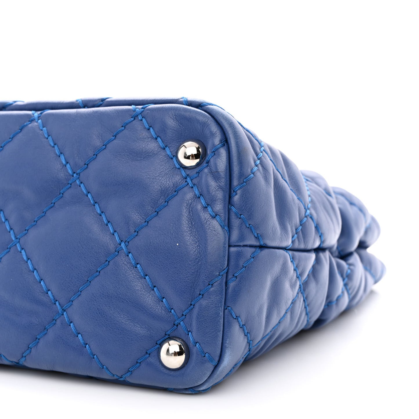 Calfskin Love Me Tender Small Tote Blue