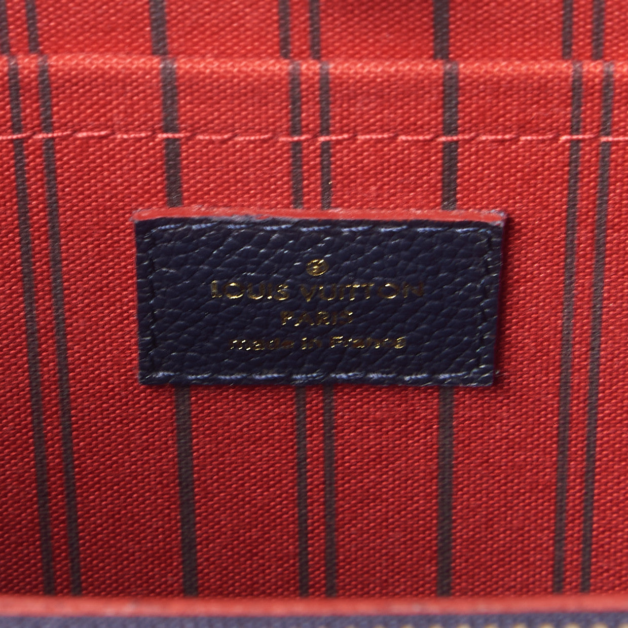 Empreinte Montaigne MM Marine Rouge