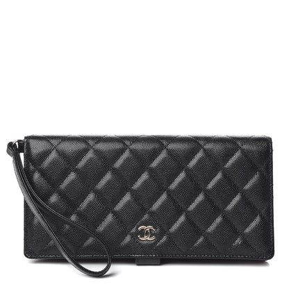 Chanel Caviar Quilted Long Wallet With Handle Black 1 of 10
