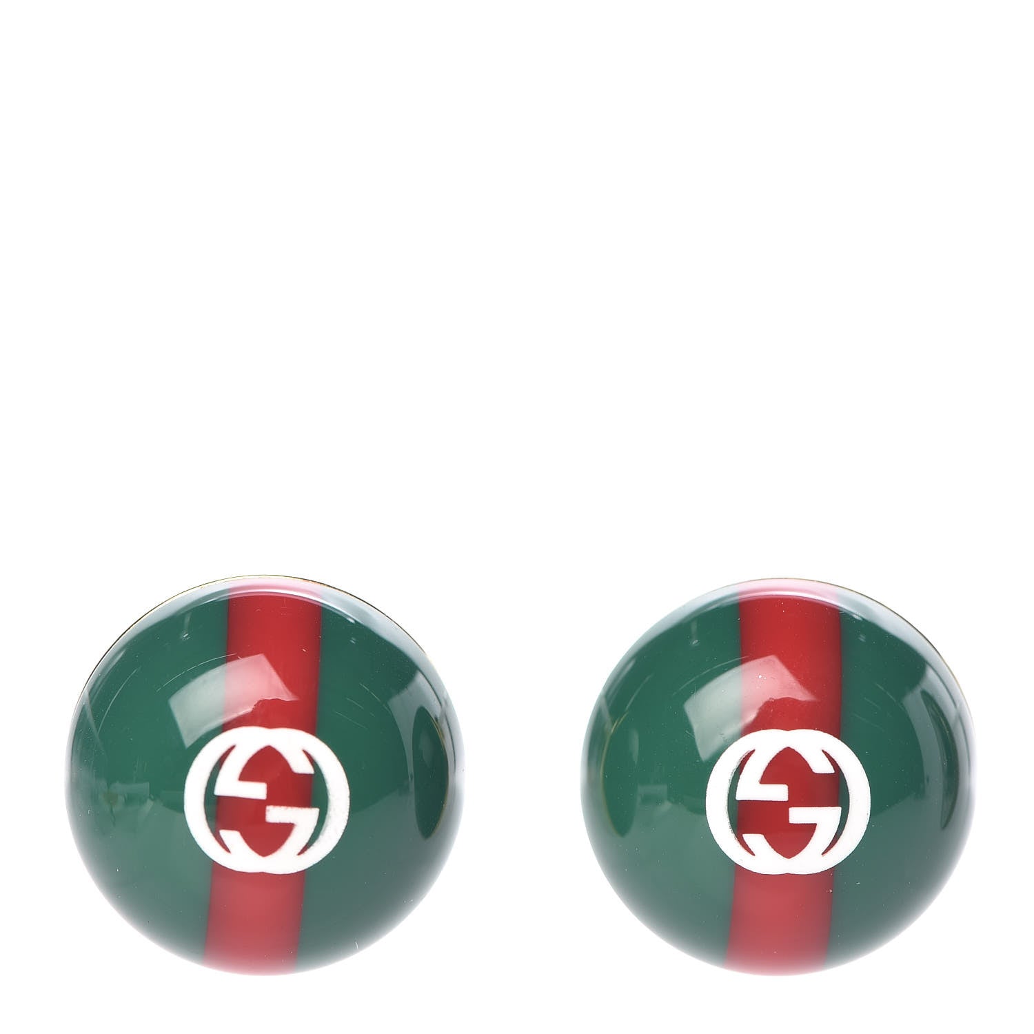 Gucci Resin Web Stud Earrings 1 of 5