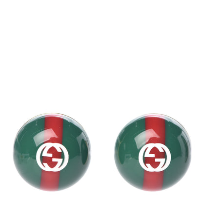 Gucci Resin Web Stud Earrings 1 of 5