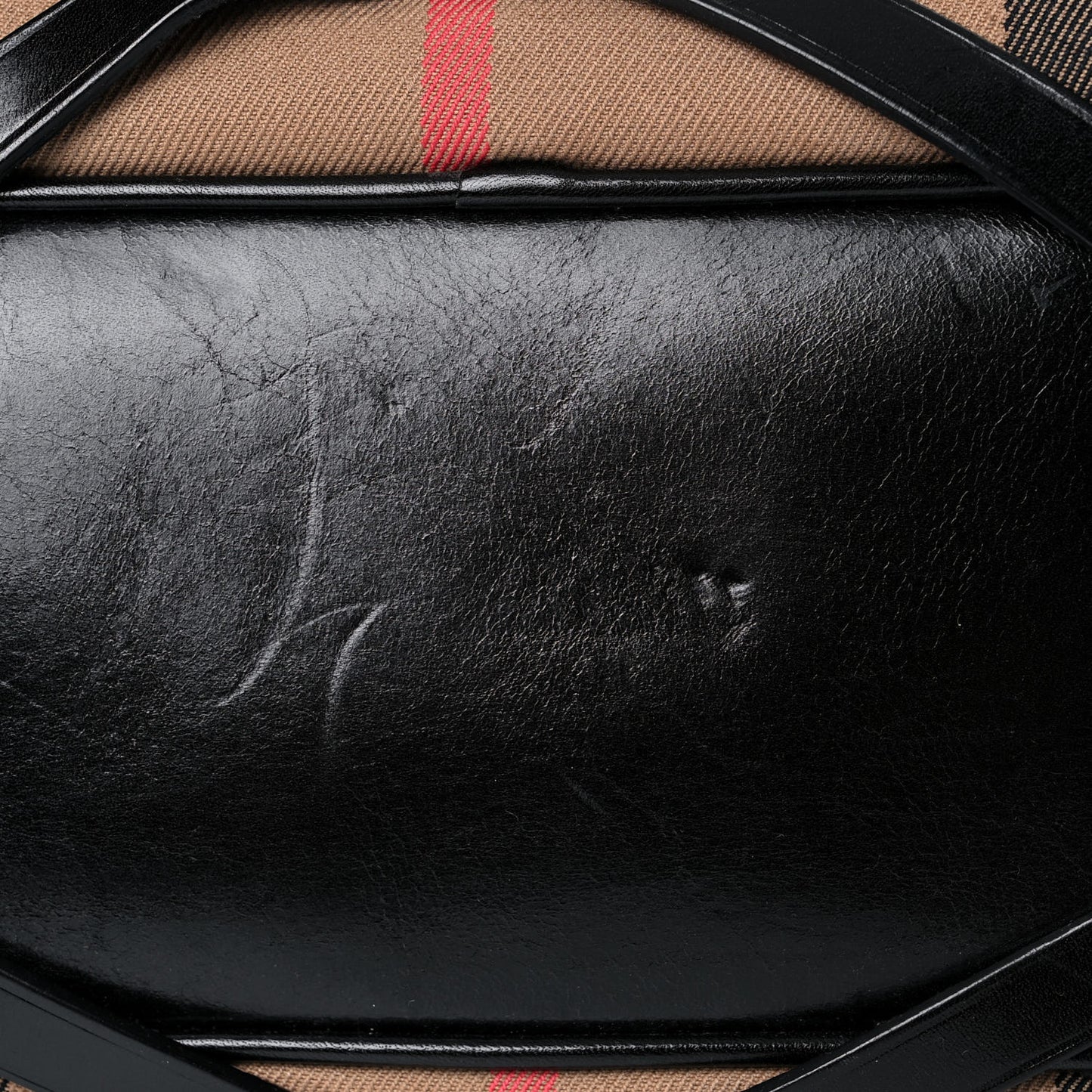 House Check Bridle Calfskin Medium Gosford Hobo Black