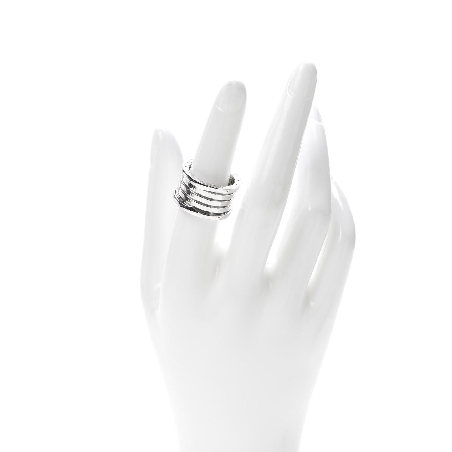 18K White Gold B.Zero1 Five-Band Ring 55 7.25