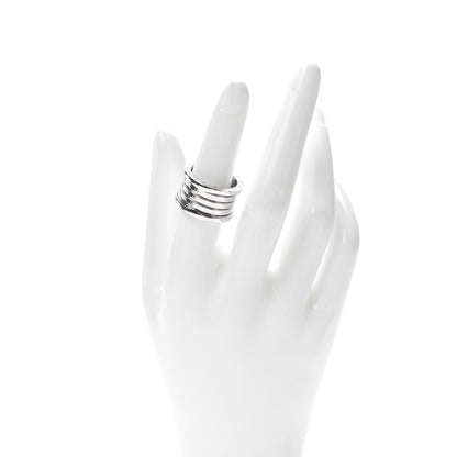 Bulgari 18K White Gold B.Zero1 Five-Band Ring 55 7.25 2 of 7