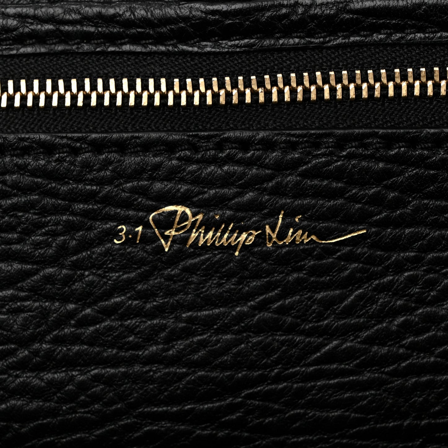 Textured Calfskin Medium Pashli Satchel Black
