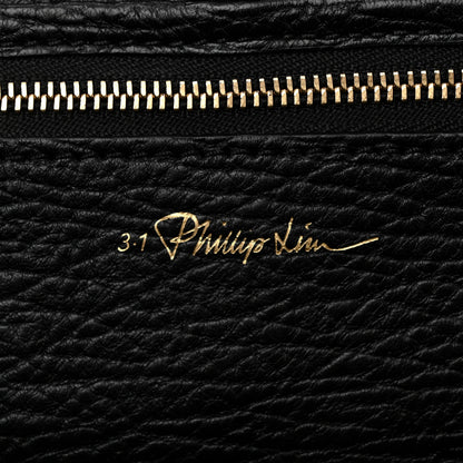 3.1 Phillip Lim Textured Calfskin Medium Pashli Satchel Black 6 of 10