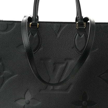 Louis Vuitton Empreinte Monogram Giant Onthego MM Black 7 of 9