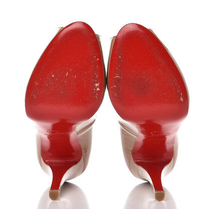 Christian Louboutin Patent Very Prive 120 Pumps 36 Nude 7 of 14