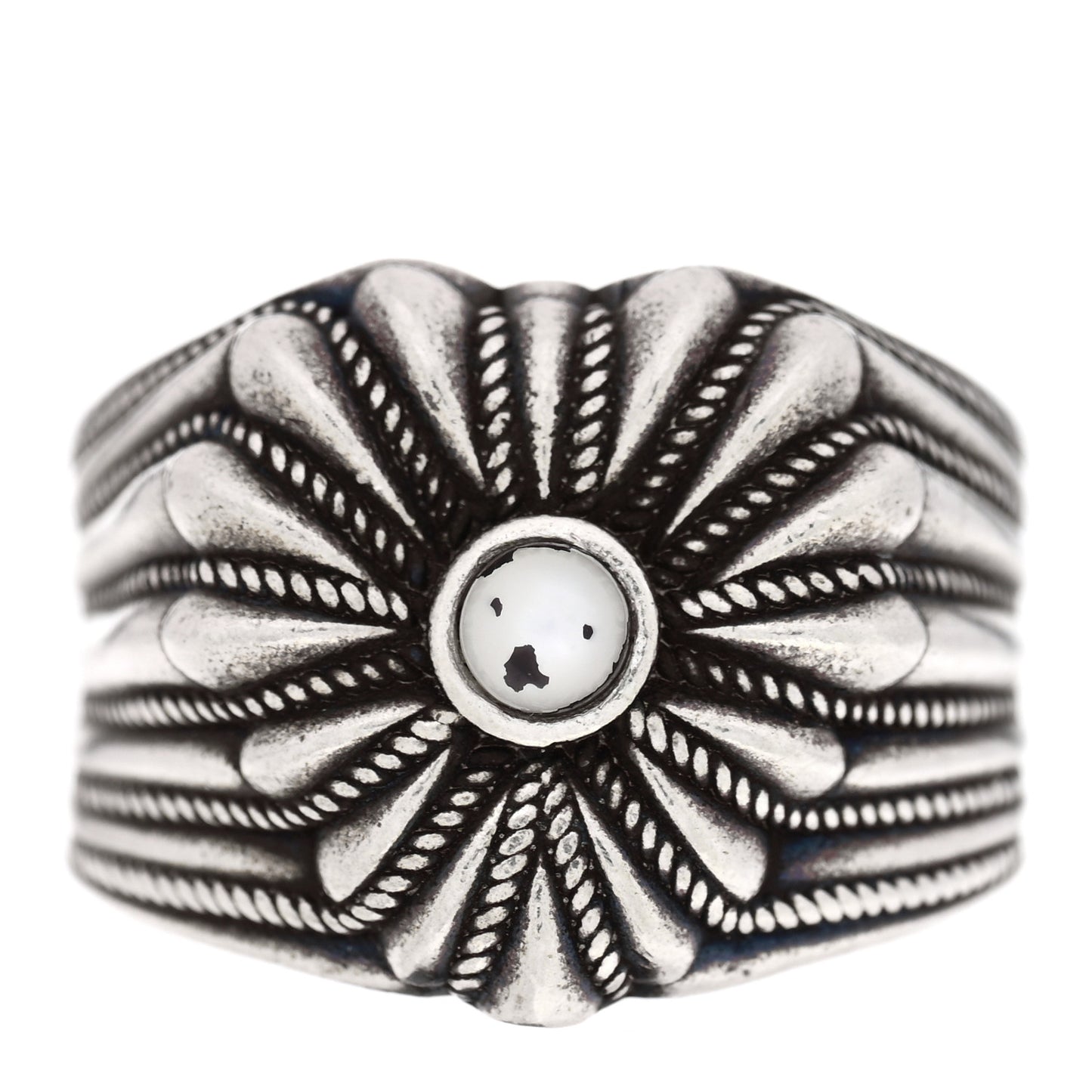 Sterling Silver Resin Heart Ring 62 10 Black