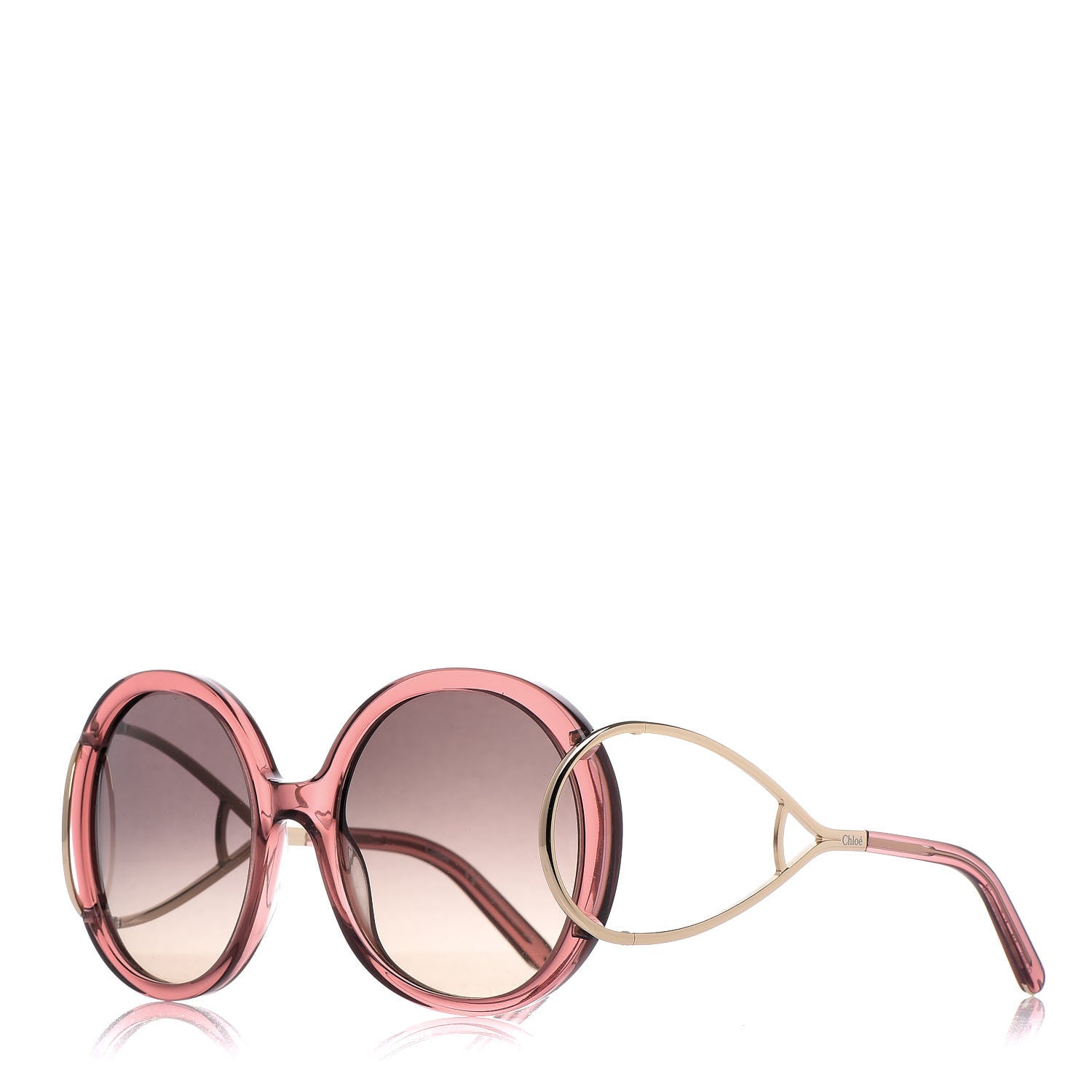 Chloe Jackson Oversized Round Sunglasses CE703S Rose 1 of 7