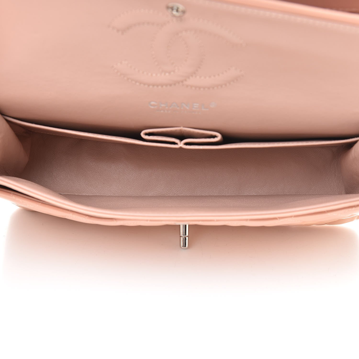 Chanel Patent Quilted Medium Double Flap Light Pink 5 of 18