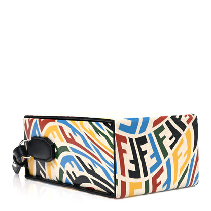 Fendi X SARAH COLEMAN Vitello Grace Light FF Vertigo Box Bag White Ice Multicolor 4 of 10