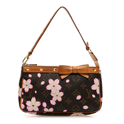 Louis Vuitton Monogram Cherry Blossom Pochette Accessories Brown 1 of 11