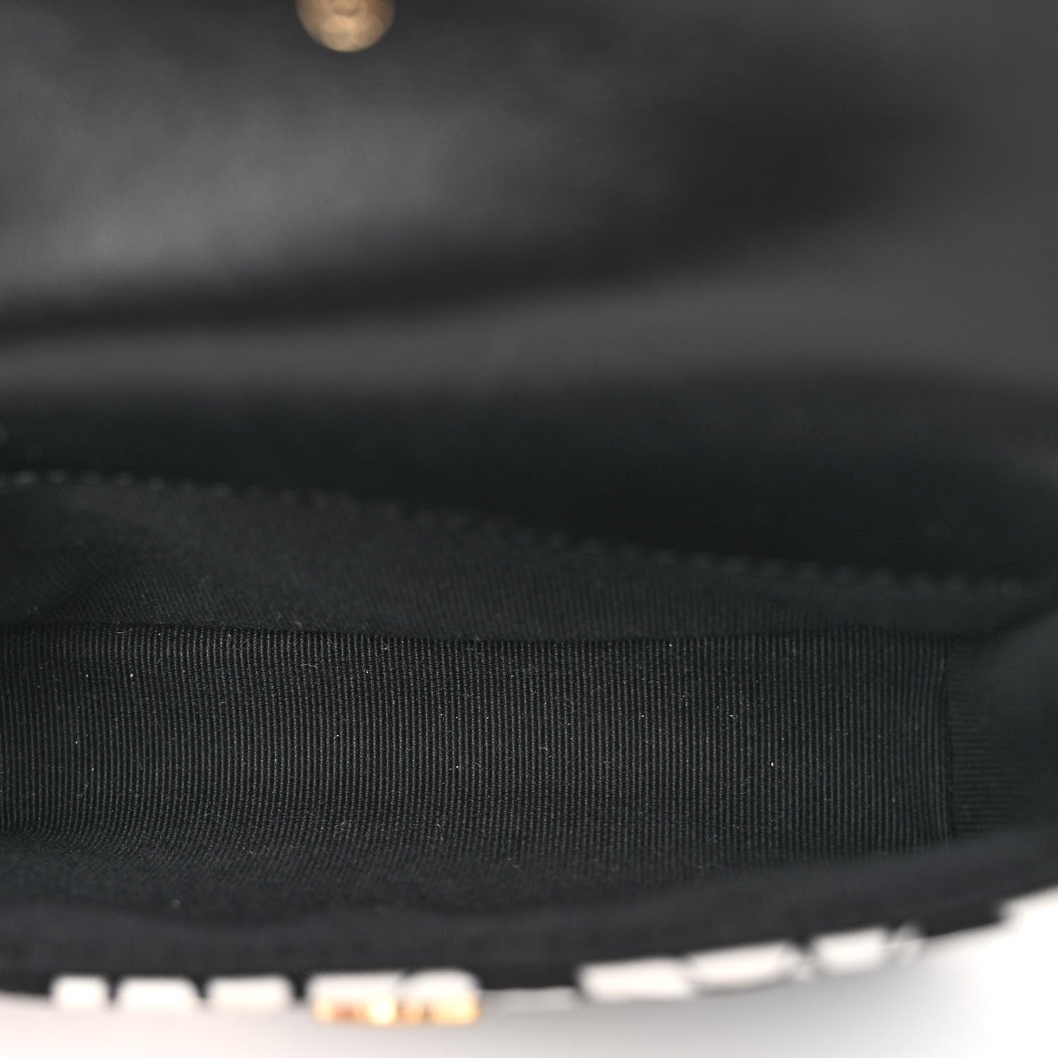 Chanel Canvas Printed Deer Coco Mini Crossbody Flap Gray Black 5 of 10