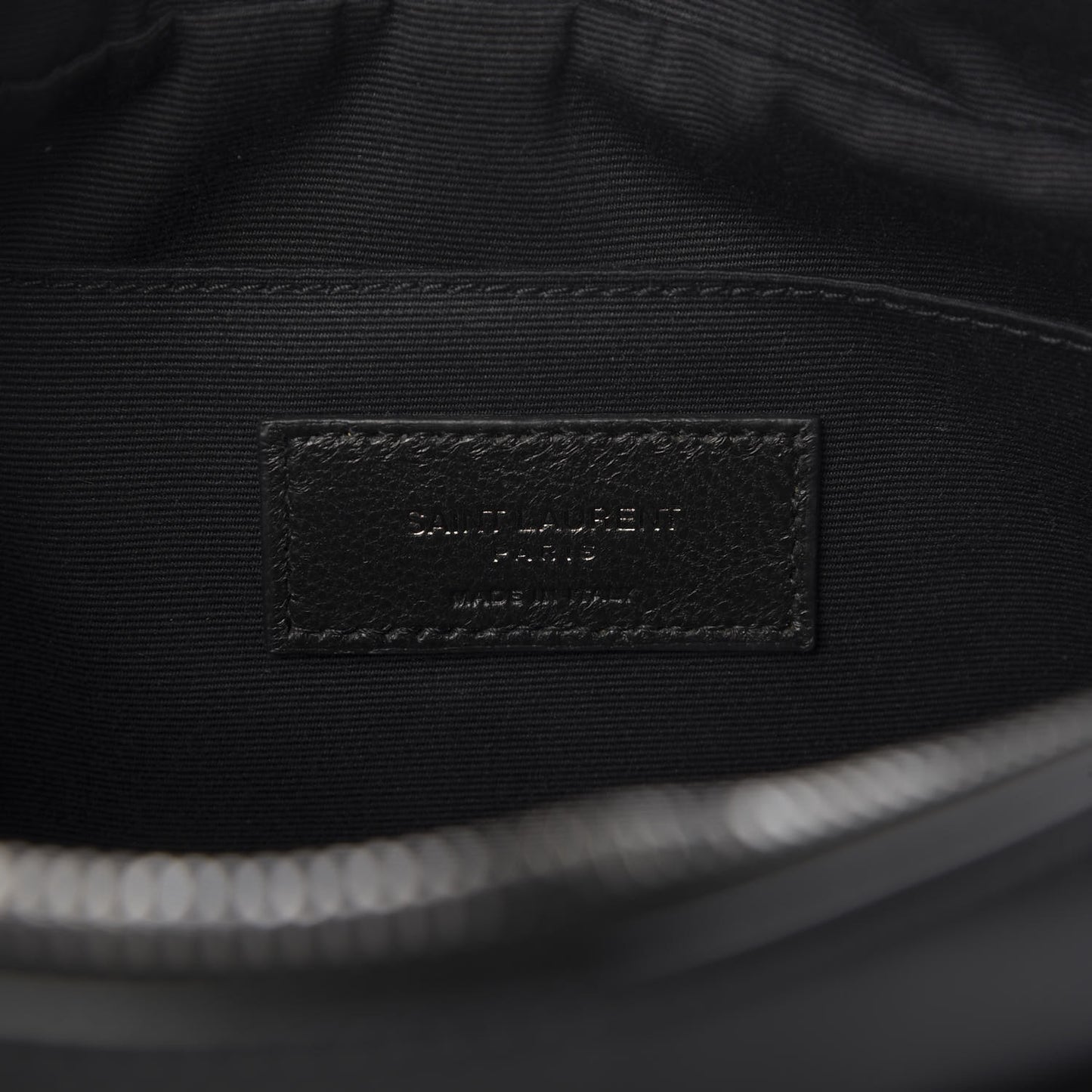 Calfskin Matelasse Monogram Lou Camera Bag Black