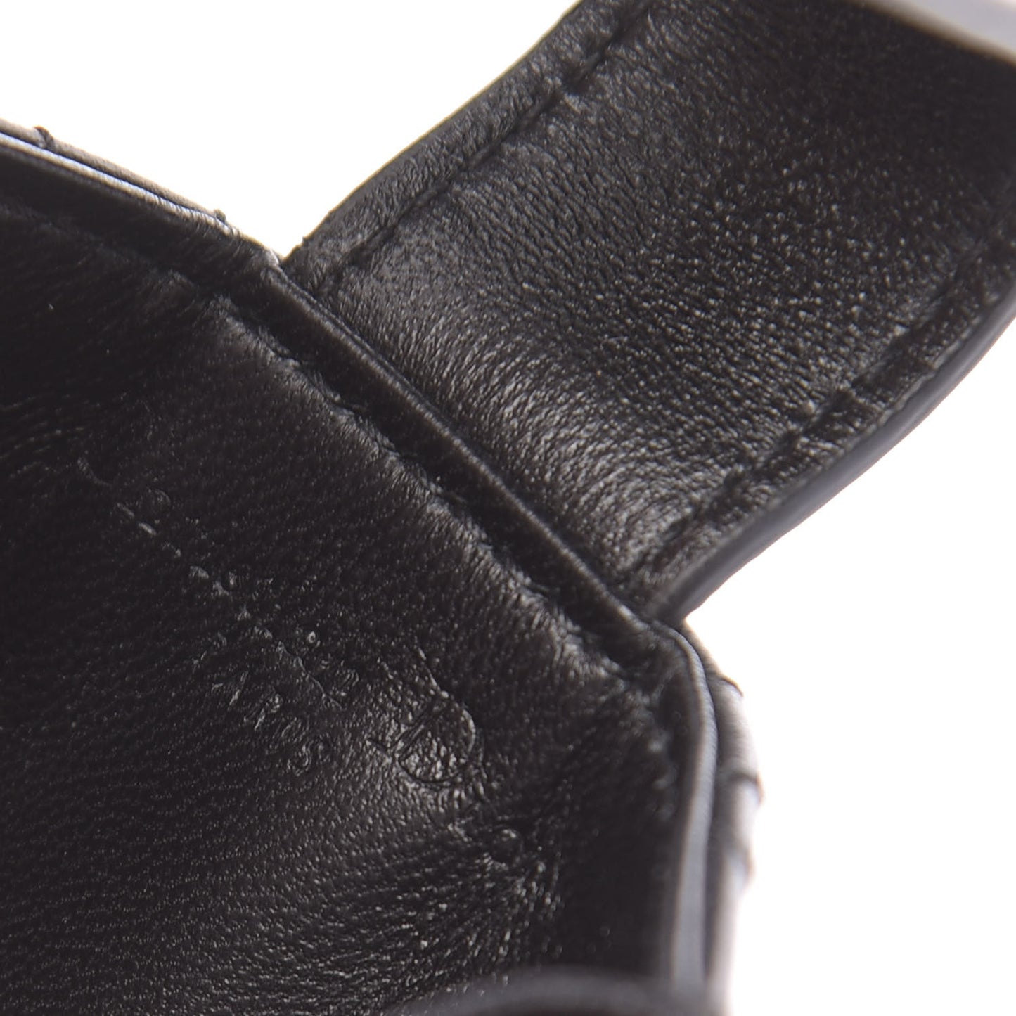 Lambskin Cannage Lady Dior 5-Gusset Card Holder Black