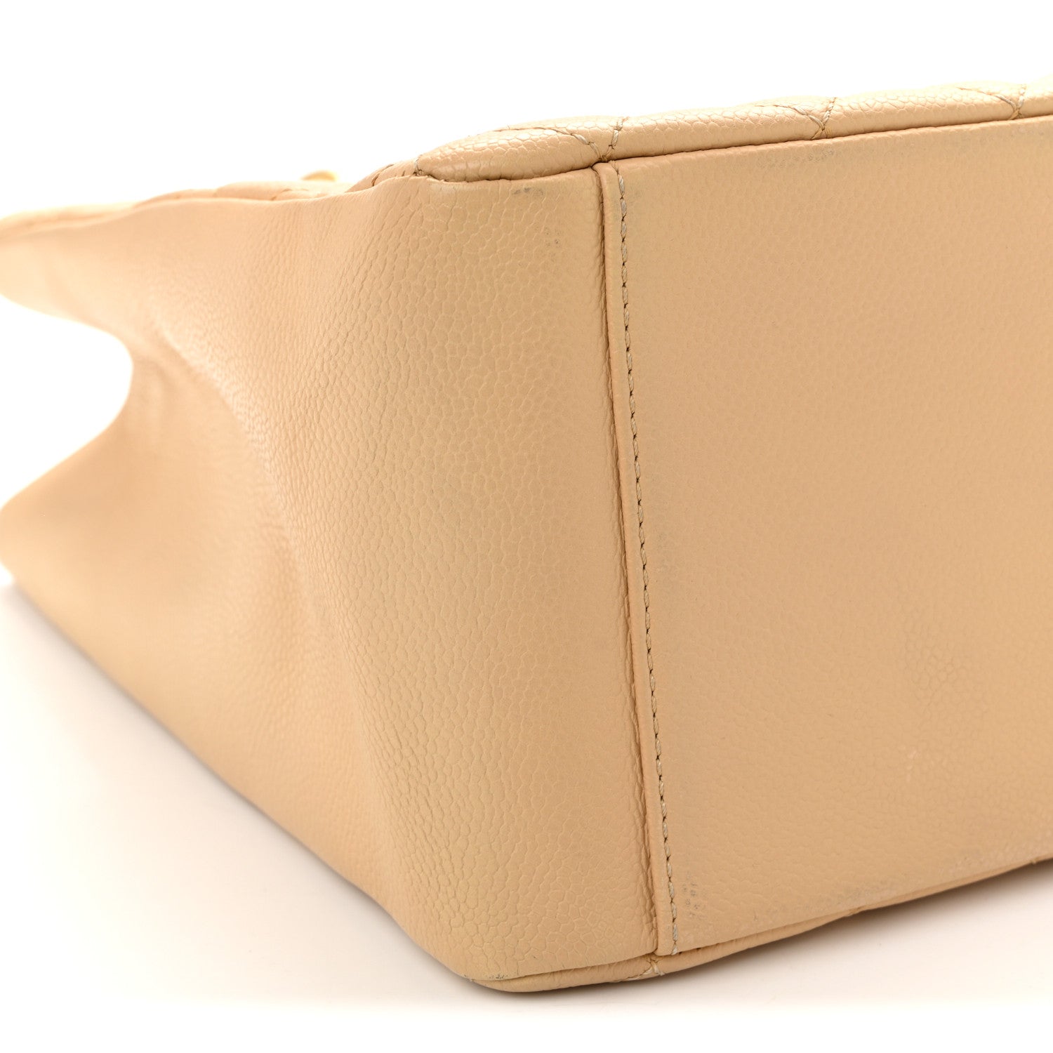Chanel Caviar Quilted Grand Shopping Tote GST Beige Clair 9 of 11