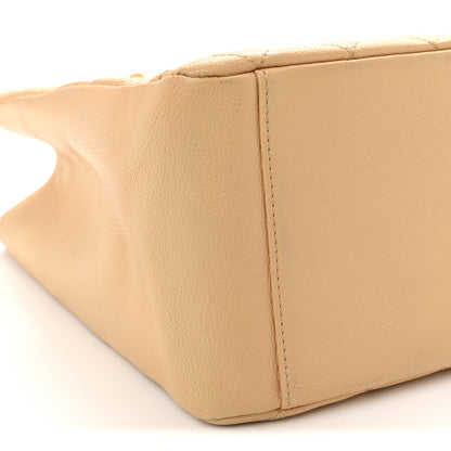 Chanel Caviar Quilted Grand Shopping Tote GST Beige Clair 9 of 11