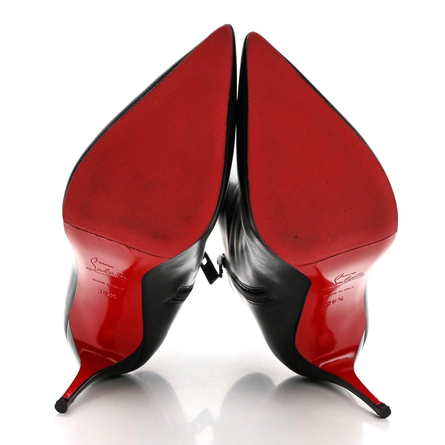 Christian Louboutin Calfskin So Kate Booty Ankle Boots 36.5 Black 5 of 7