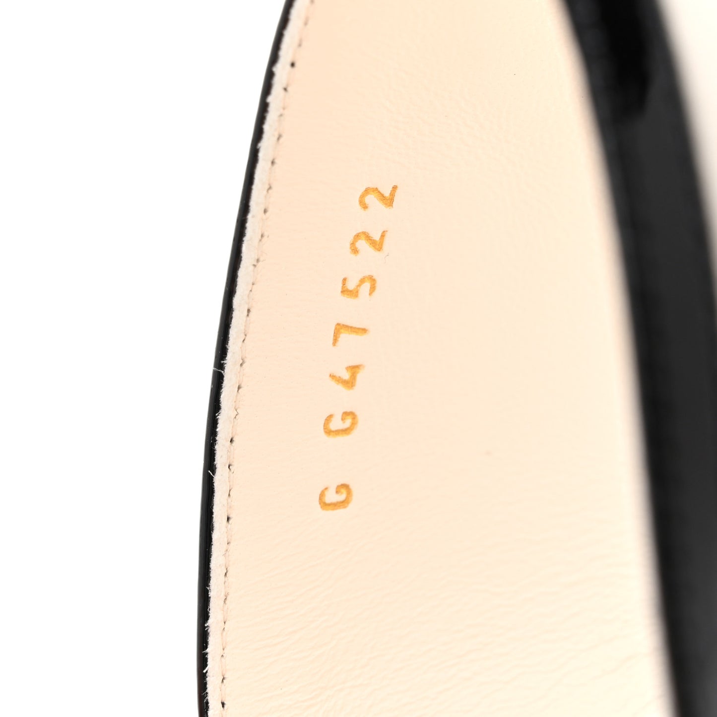Lambskin Patent Calfskin CC Thong Sandals 38.5 White Black