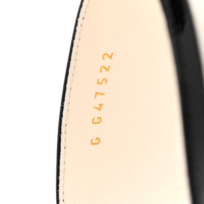 Chanel Lambskin Patent Calfskin CC Thong Sandals 38.5 White Black 9 of 10