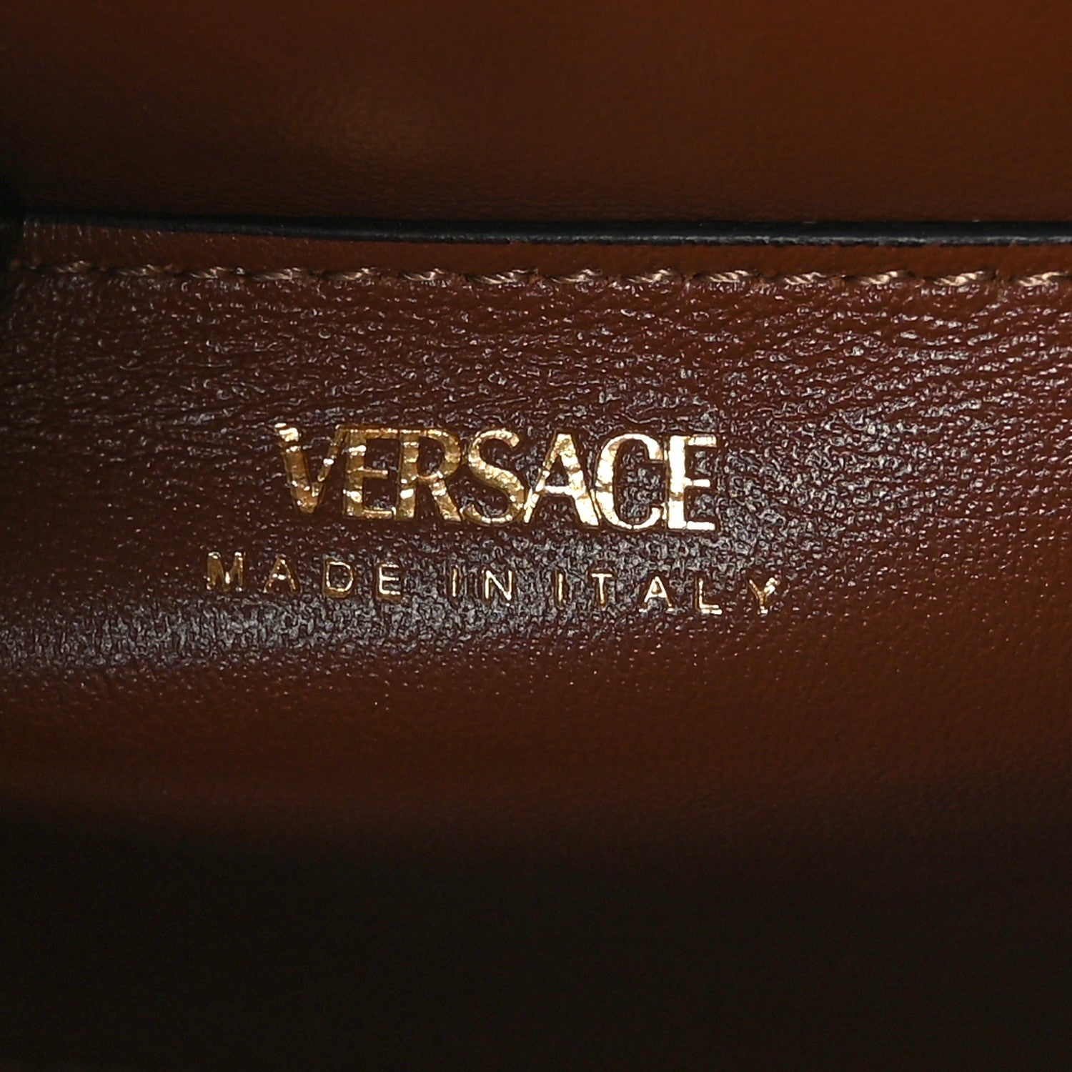 Versace Denim La Medusa Chain Tote Navy Blue 6 of 8