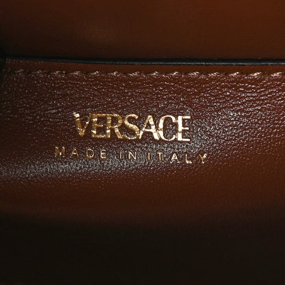 Versace Denim La Medusa Chain Tote Navy Blue 6 of 8