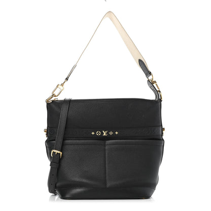 Louis Vuitton Calfskin Cruiser GM Black 1 of 4
