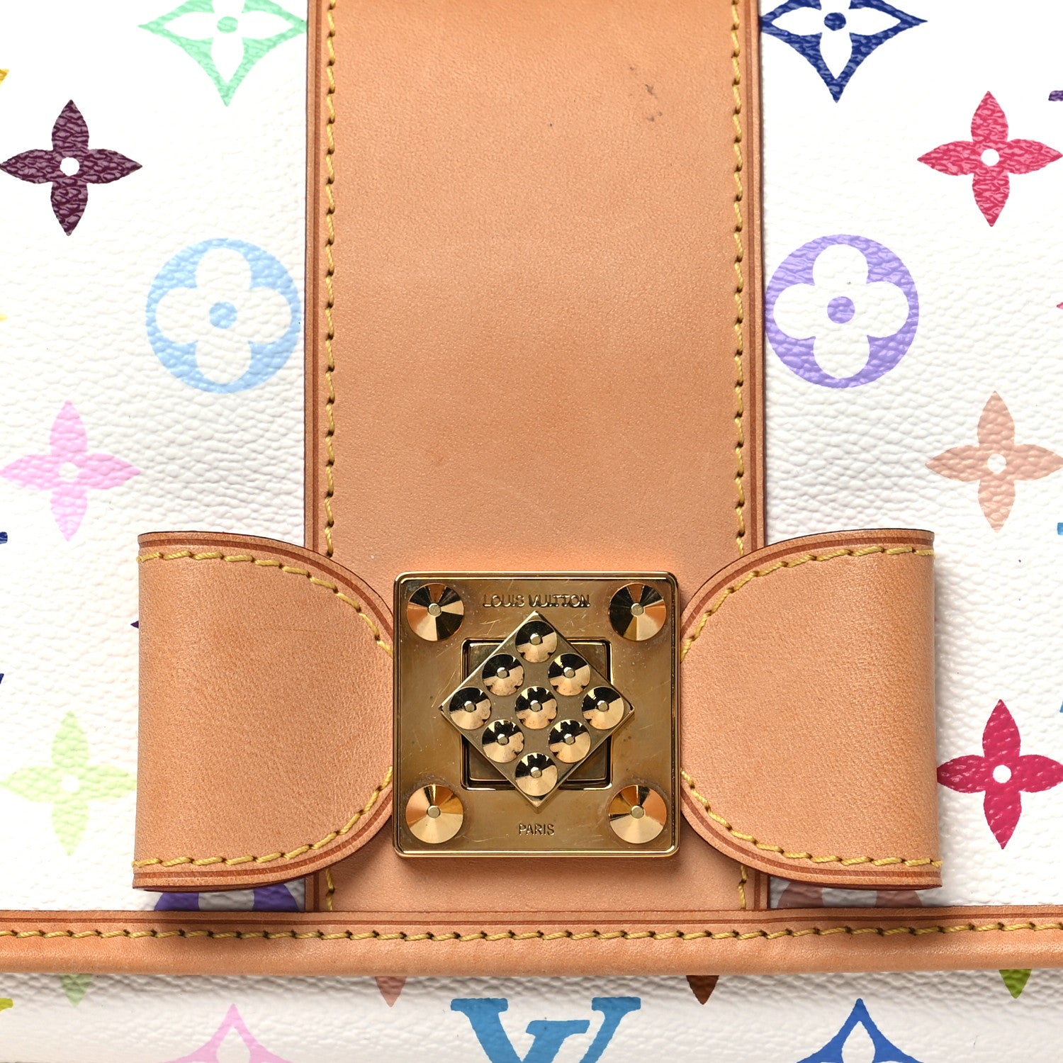 Louis Vuitton Monogram Multicolor Patti White 7 of 9