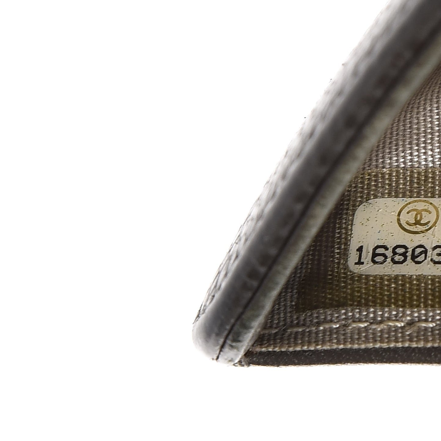 Caviar Timeless CC Zipped Pocket Wallet Grey