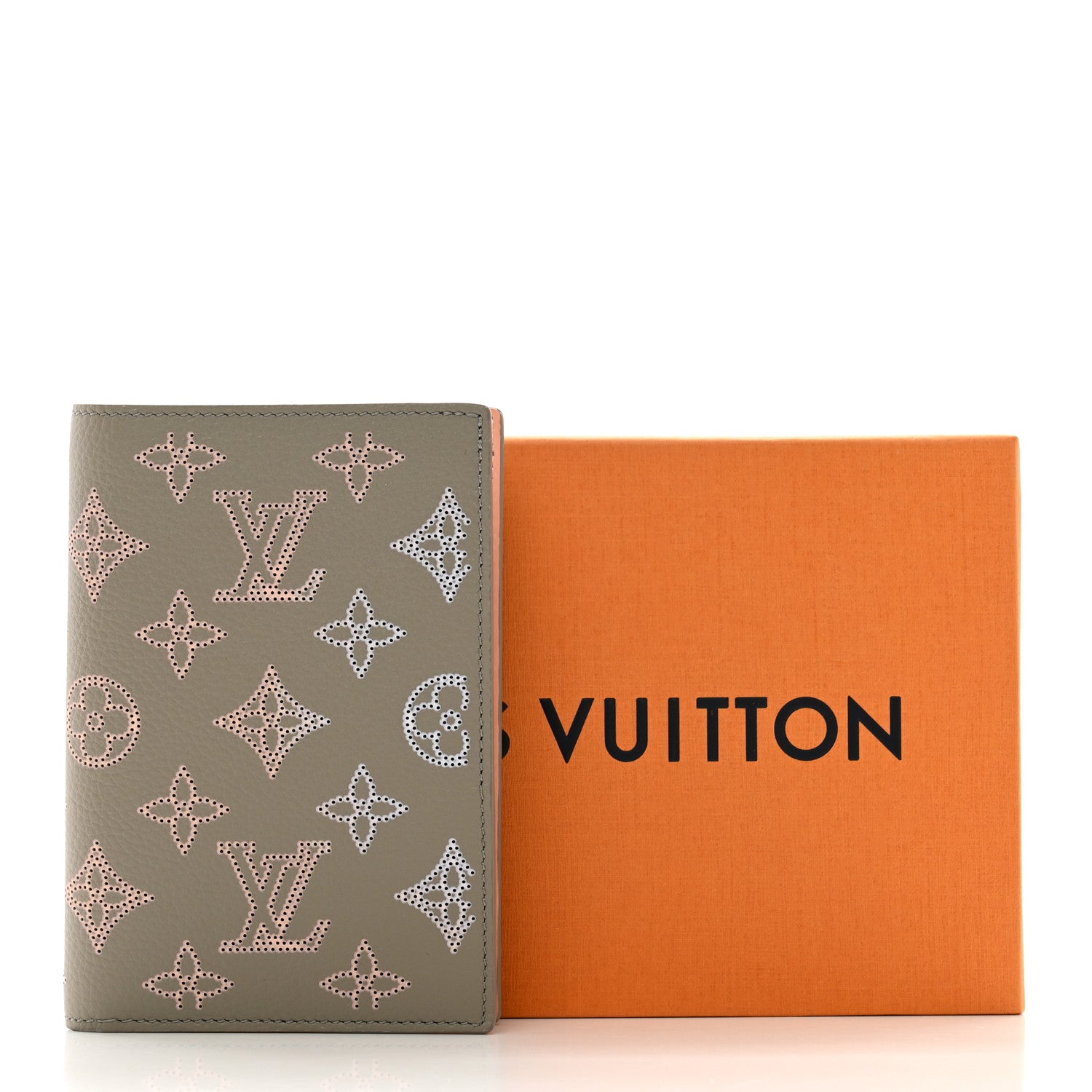Louis Vuitton Mahina Flight Mode Passport Cover Grey 1392291