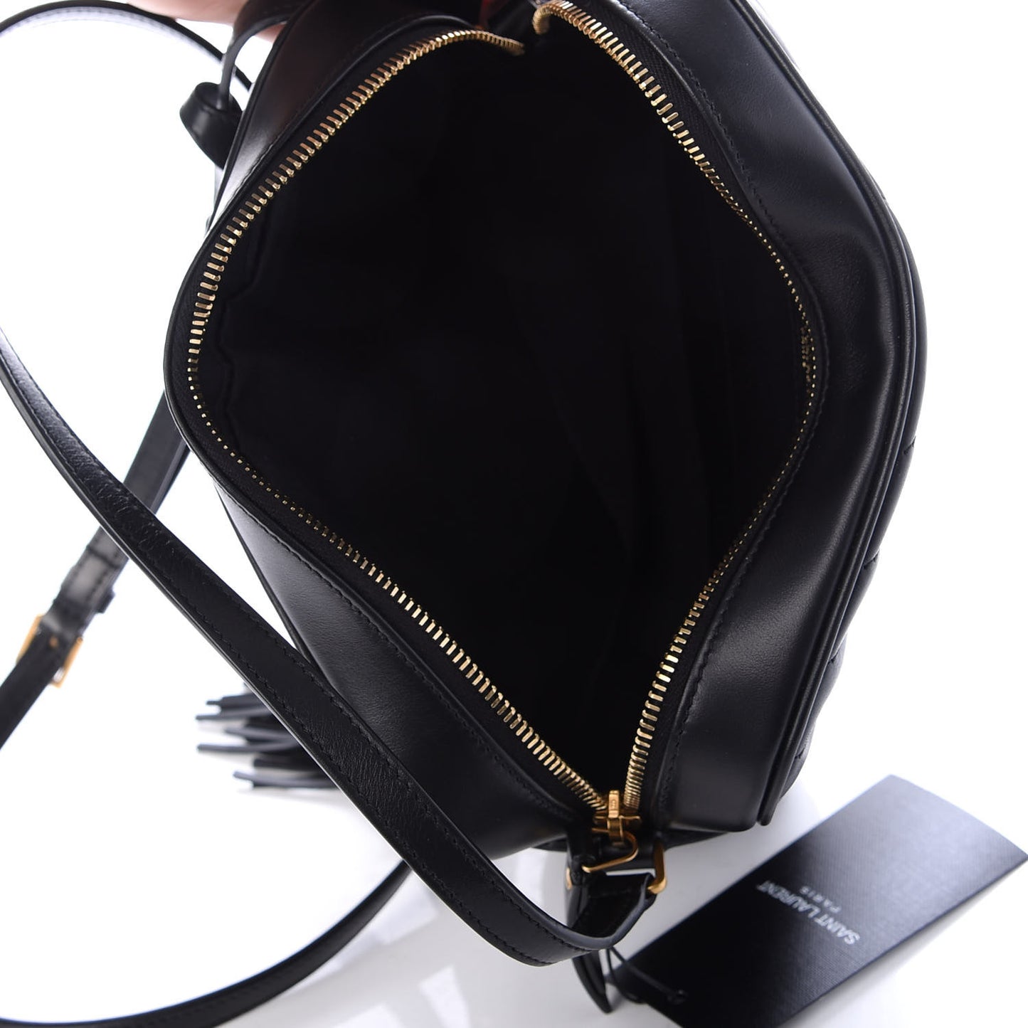 Calfskin Matelasse Monogram Lou Camera Bag Black