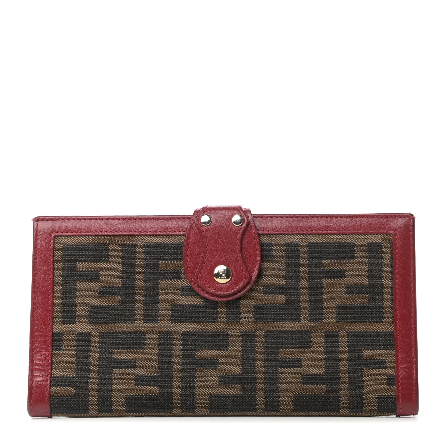 Zucca Continental Wallet Tobacco Rosso