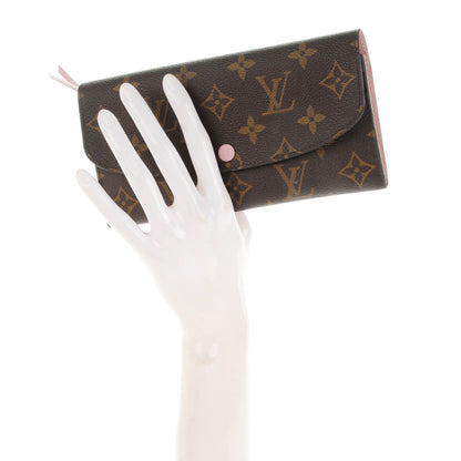 Louis Vuitton Monogram Emilie Wallet Rose Ballerine 2 of 7