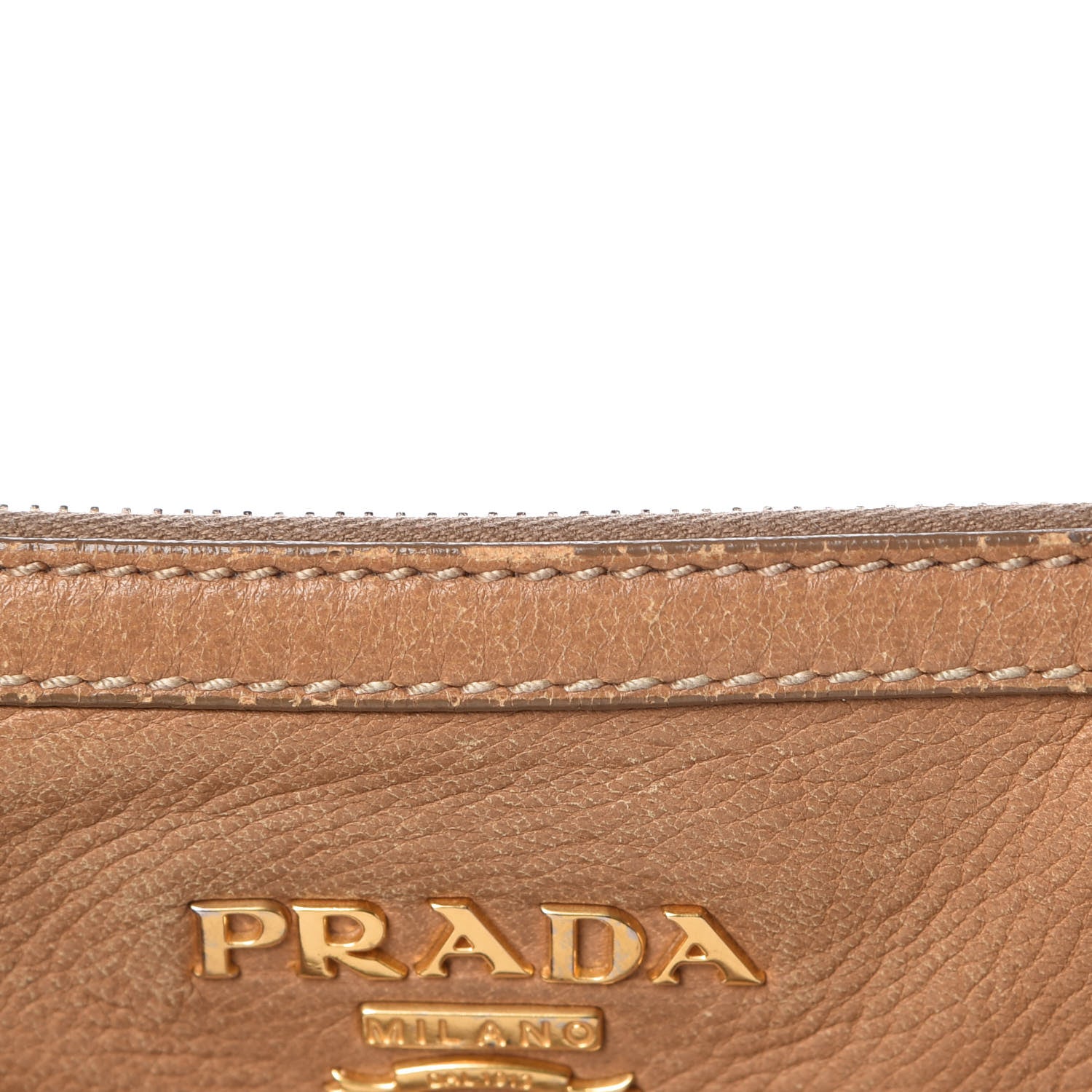 Prada Cervo Deerskin Shoulder Bag Sabbia 9 of 27