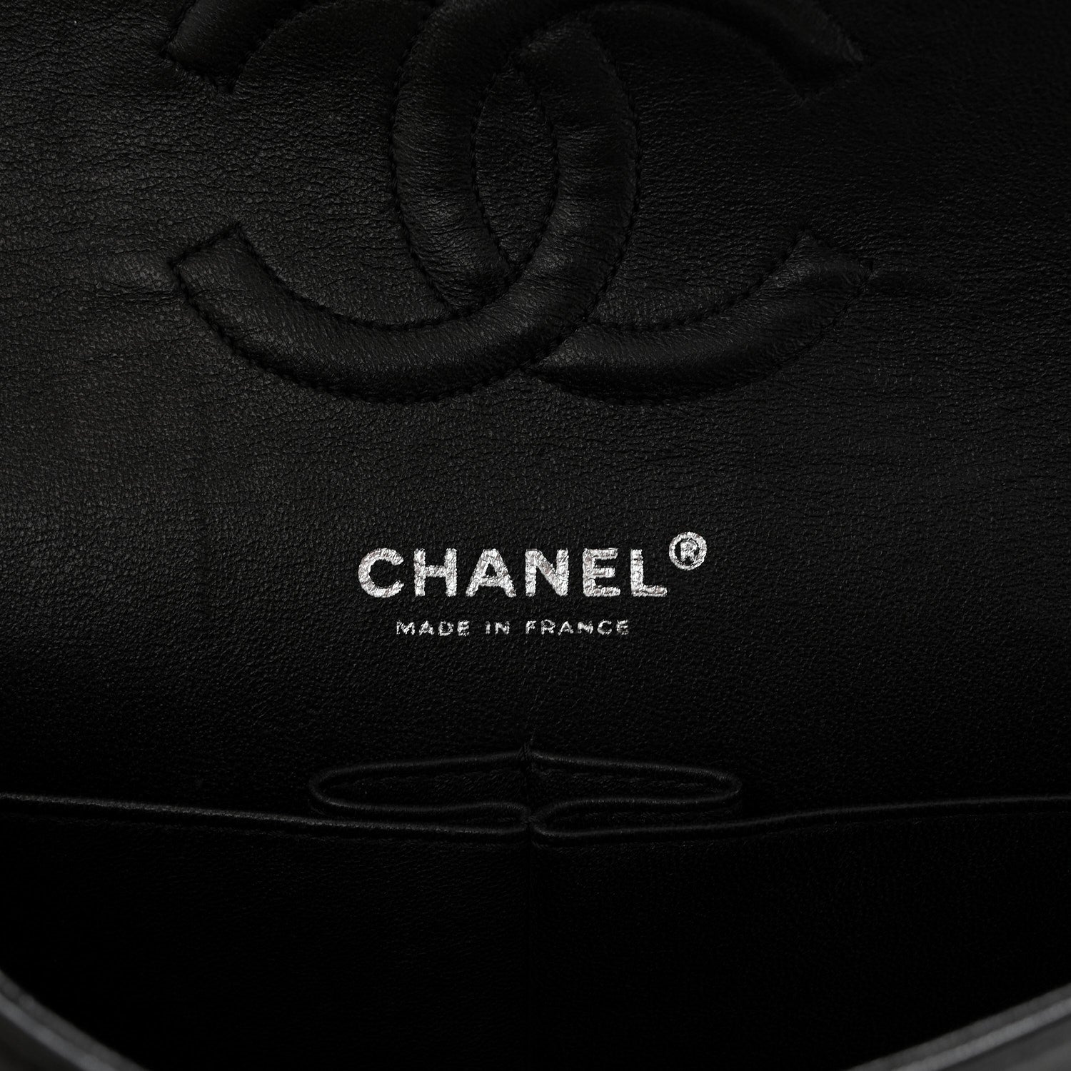 Chanel Tweed Sequin Quilted Medium Double Flap Black White 6 of 10