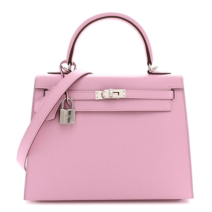 Hermes Epsom Kelly Sellier 25 Mauve Sylvestre 1 of 10
