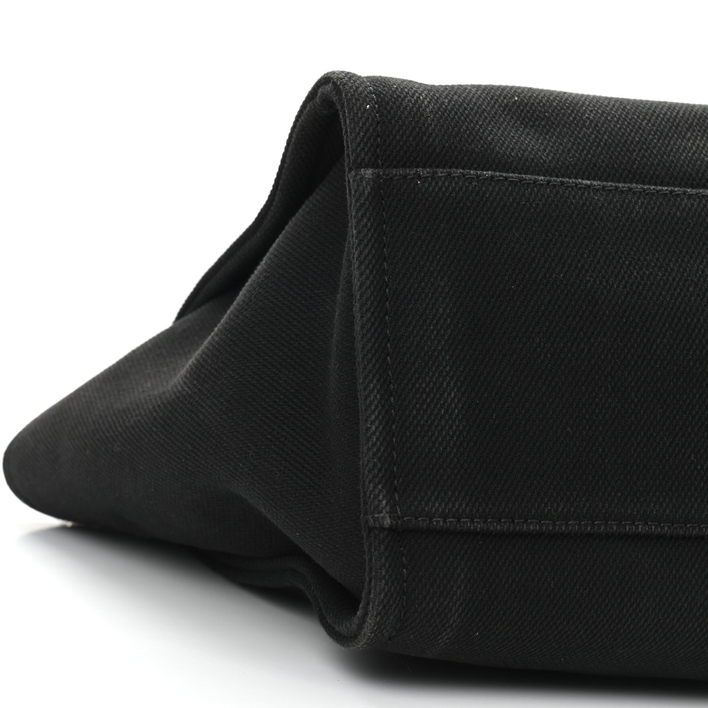 Canvas Pearl Medium Deauville Tote Black
