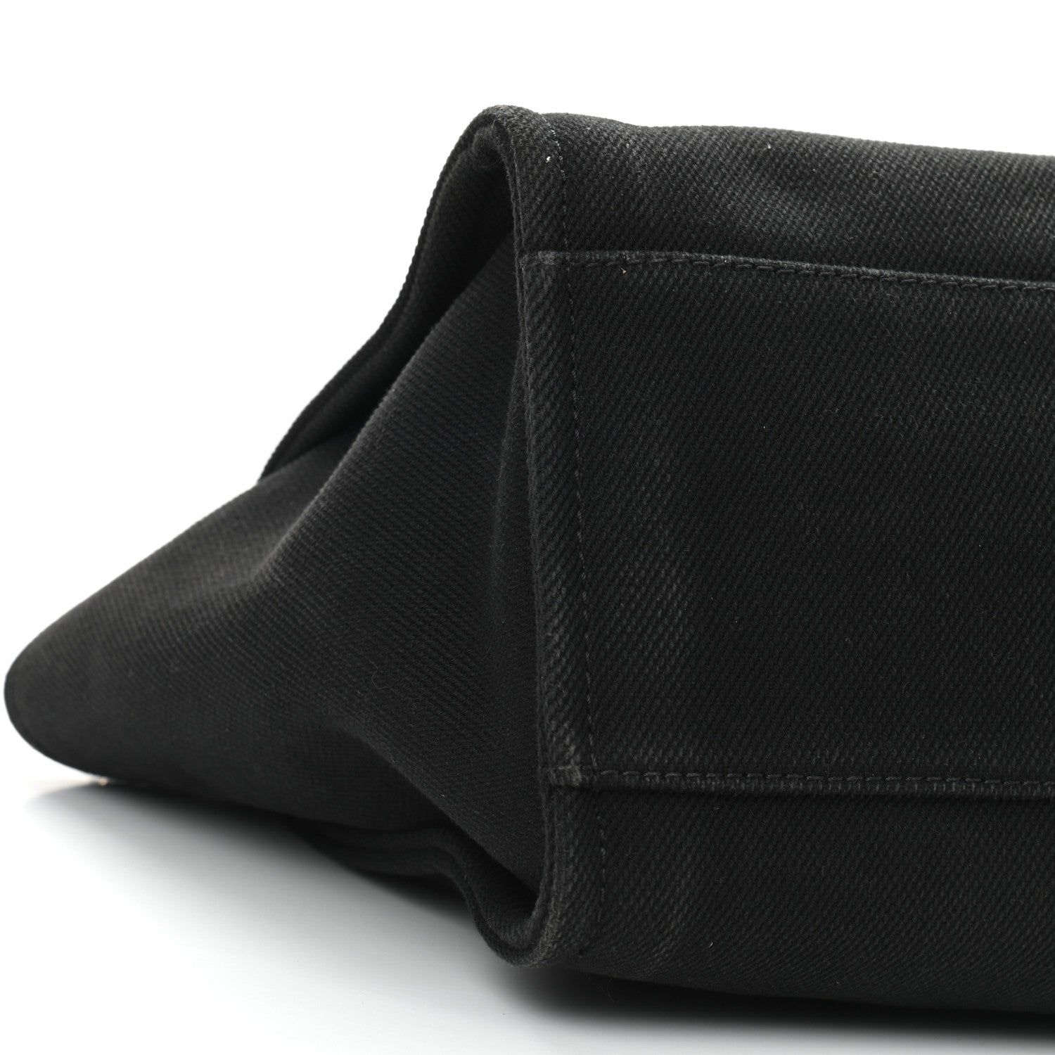 Chanel Canvas Pearl Medium Deauville Tote Black 9 of 13