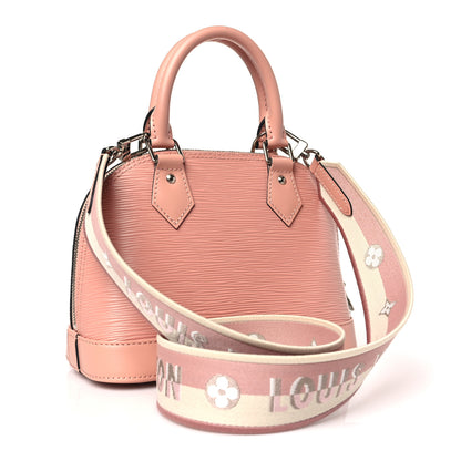 Louis Vuitton Epi Jacquard Alma BB Rose Trianon 3 of 8