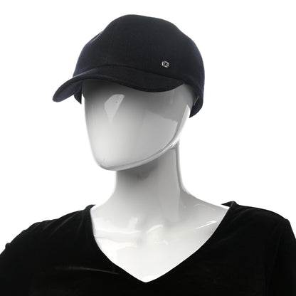 Hermes Cashmere Tigre Royale Riley Cap 60 Marine 2 of 9