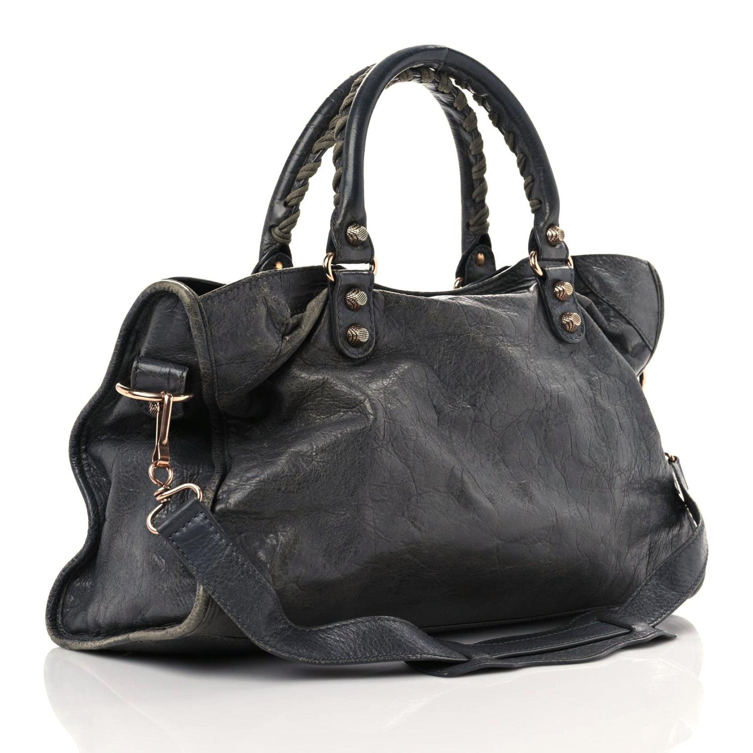 Balenciaga Agneau Giant 12 Rose Gold Hardware City Gris Tarmac 3 of 26