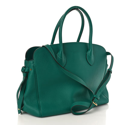 Louis Vuitton LOUIS VUITTON Veau Nuage Milla MM Emeraude 3 of 9