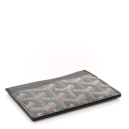 Goyard Goyardine Saint Sulpice Card Holder Black 4 of 7