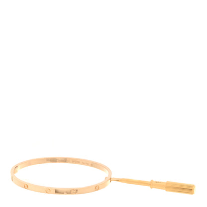 Cartier 18K Yellow Gold Small LOVE Bracelet 17 6 of 7